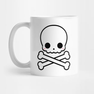 Cute Skull and Crossbones Mug